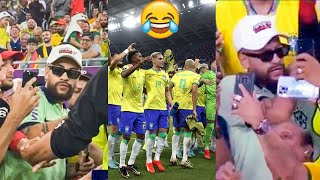 Neymar's Copy Fooled The Fans in Stadium Brazil vs Switzerland - Football player duplicate