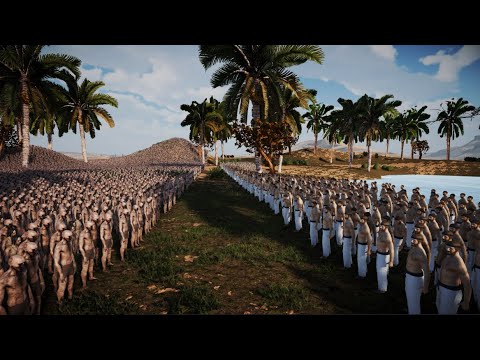 Can 1000 Chuck Norris Stop The 1 Million Zombies Apocalypse | UEBS 2