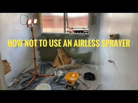 Wagner Control Pro 150 Airless Sprayer - Review and Demo