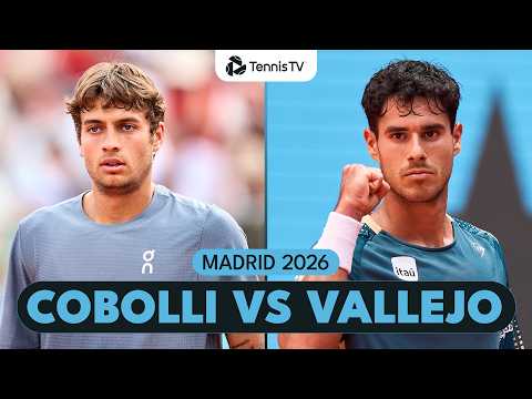 Flavio Cobolli vs Dani Vallejo Match Highlights! | Madrid 2026