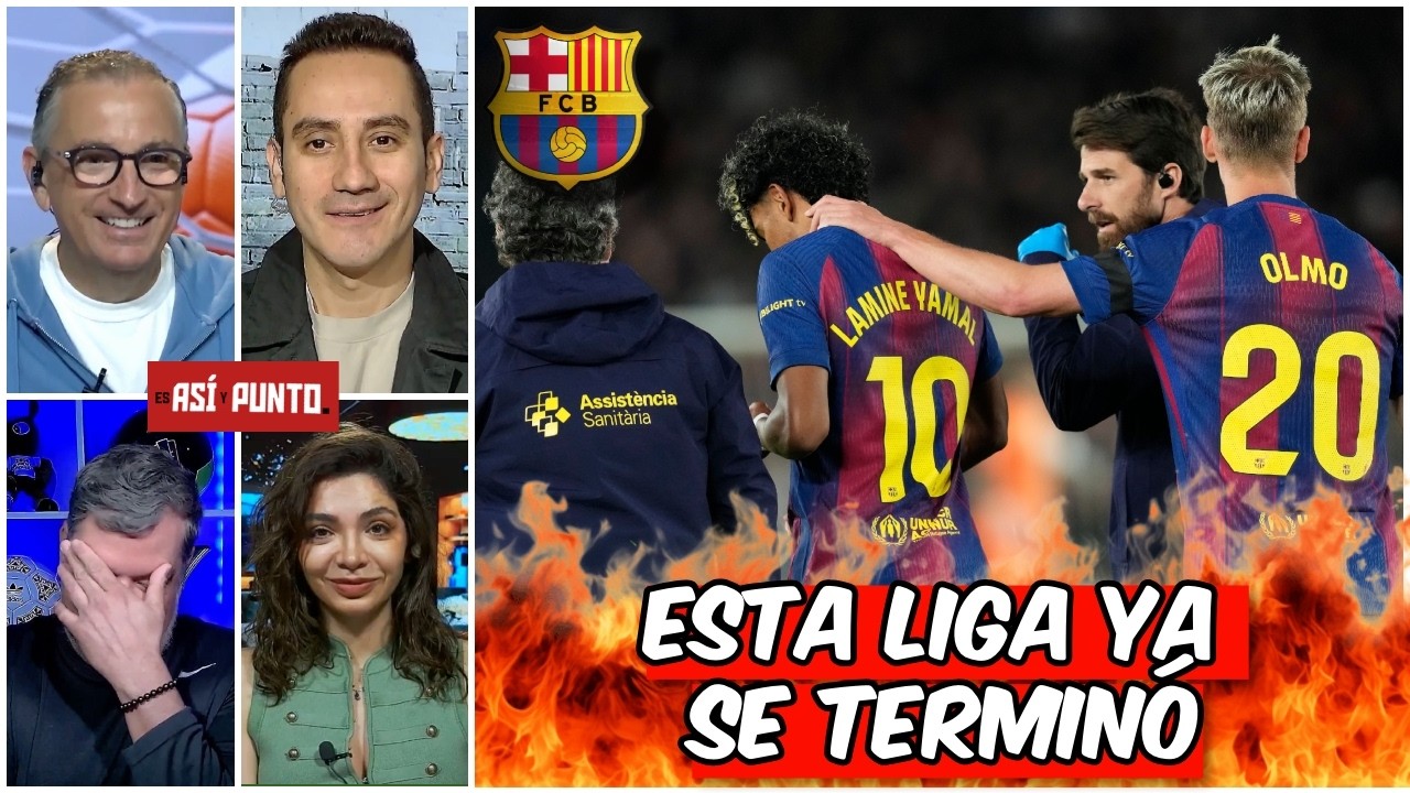 BARCELONA es el CAMPEÓN de LALIGA. REAL MADRID tiró la TOALLA hace RATO | Es Así y Punto