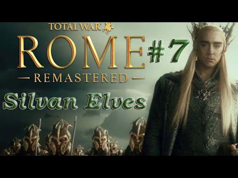 Lord of the Rings TOTAL WAR Silvan Elves Campaign 7 - Thranduil in grave danger !