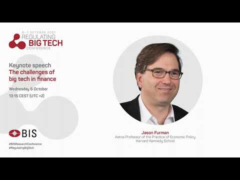 Keynote speech: The challenges of big tech in finance | Regulating big tech conference