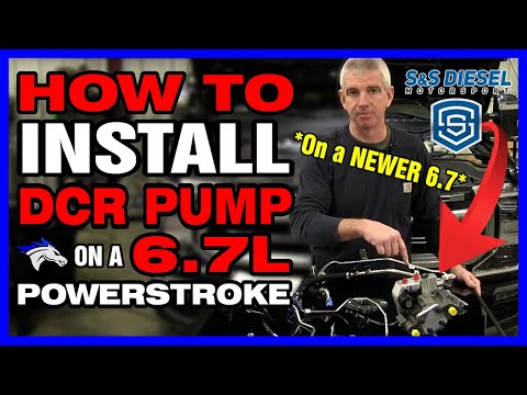 How To Install a S&S DCR Pump on a Newer 6.7L Ford Powerstroke @SSfueled  #powerstroke #diesel #fyp