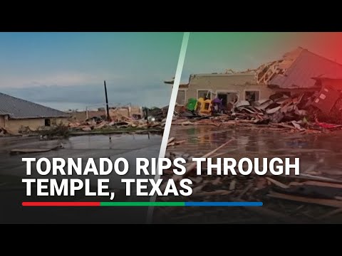 Tornado rips through Temple, Texas
