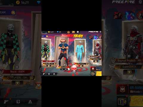 BONEX SQUAD 🗿☠️ #freefire