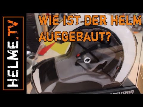 Wie sieht ein Motorradhelm von innen aus? Rudi erklärt es am Shoei Helm | helme-maedl.de