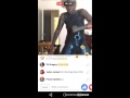 GIRL DANCES NAKED WITH BLACK PAINT ON HER BODY