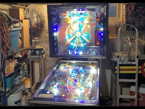 Part 11A: 1980 Bally Xenon Pinball Project. Finishing touches & Backglass goes in!