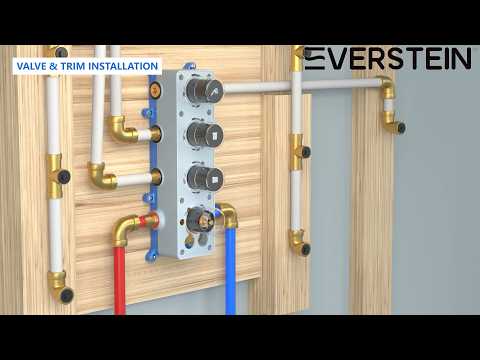 How to Set Up Your EVERSTEIN SFS1002: 12" Wall-Mounted Rainfall Head with Thermostatic Install
