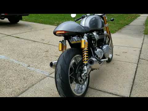 New Rage Cycles: Thruxton R Fender Eliminator Walk-around