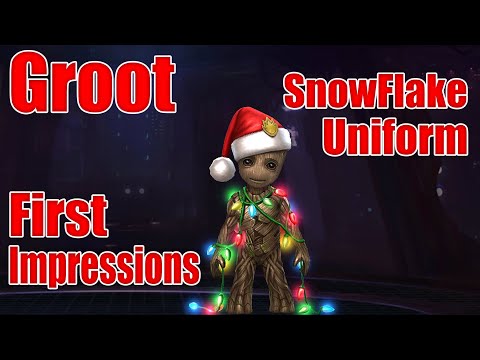 Groot Snowflake Festival Uniform First Impressions! (MFF)
