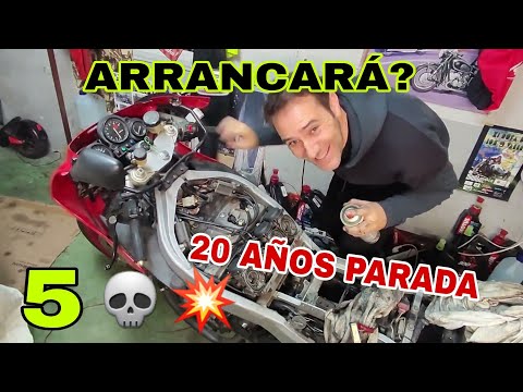 5💚 ARRANCARÁ MOTO DESPUÉS DE 20 AÑOS PARADA? Proyecto Kawasaki ZXR 750 H1 telefónica