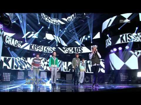 ChAOS - Kiss Kiss, 카오스 - 키스 키스, Music Core 20121006