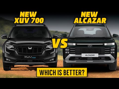 Alcazar 2024 vs xuv 700 2024 | New alcazar facelift vs xuv 700 comparison | Which is better?