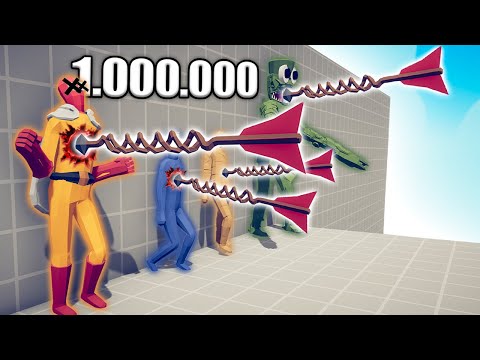 1.000.000 DAMAGE RAPID ARCHER vs UNITS - TABS | Totally Accurate Battle Simulator 2023