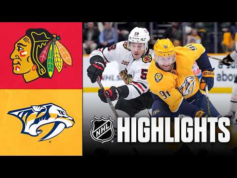 Blackhawks vs. Predators | NHL Highlights | February 26, 2026