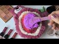 Makeup On A Red Apple Extremely Satisfying ASMR Stress Killer