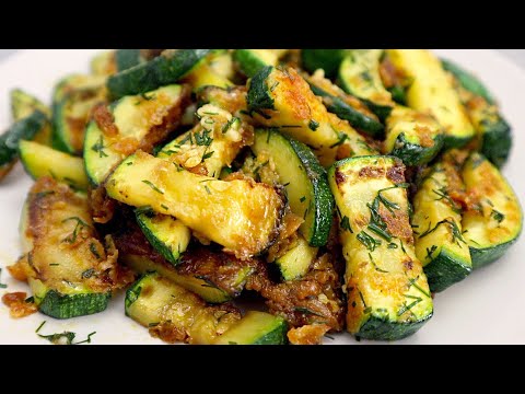 Sie sind so lecker! Ich habe diese Zucchini den ganzen Sommer lang zubereitet! Rezept in 5 Minuten!