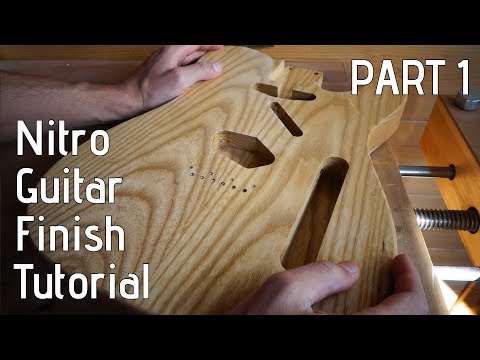Nitro Guitar Finish Tutorial - Part 1: Preparation & Grain Filler