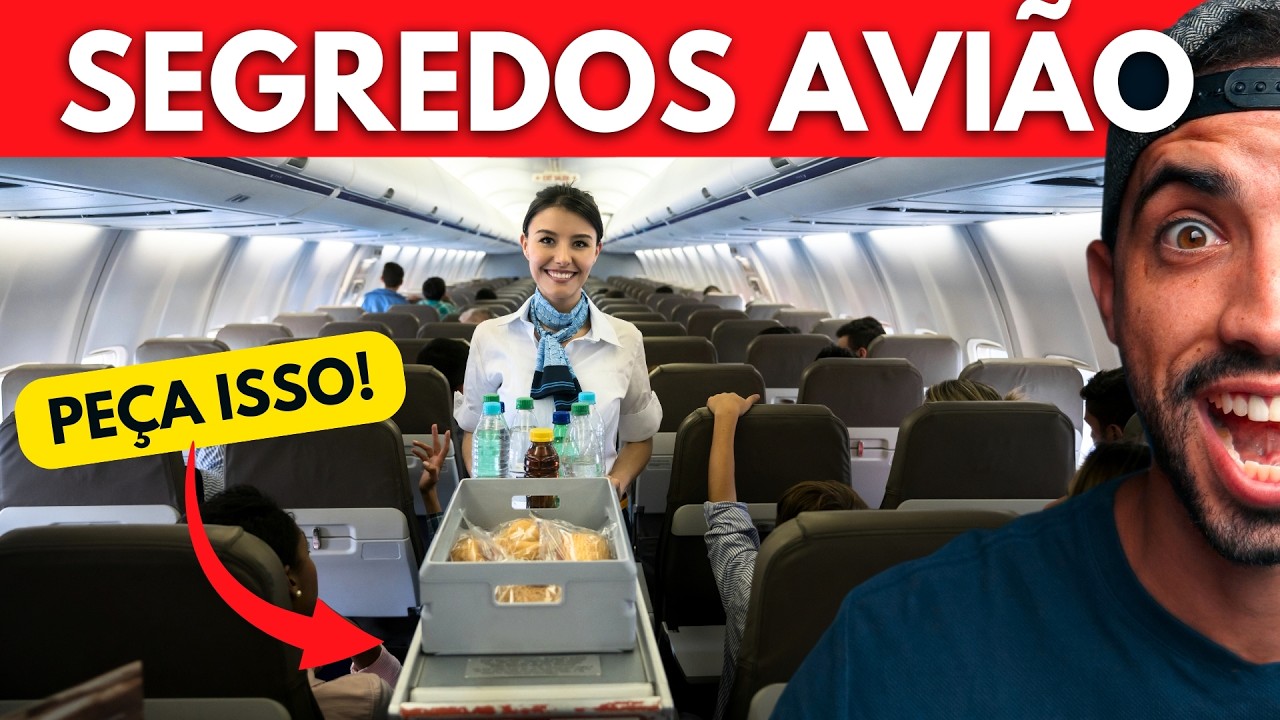 13 Coisas GRÁTIS que você pode ter no AVIÃO e AEROPORTO!