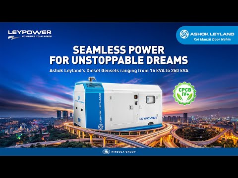 62.5 kVA  Ashok Leyland Diesel Generator