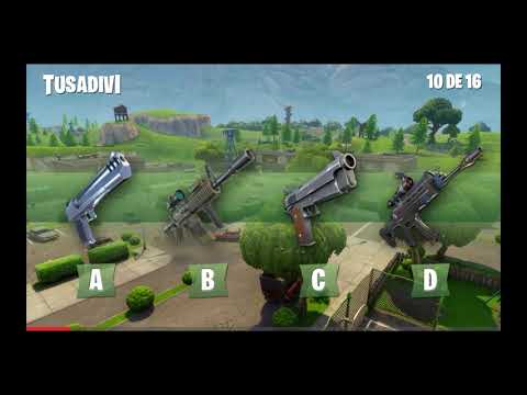 CUÁNTO SABES DE FORTNITE??? ADIVINA EL ARMA POR SU SONIDO!!