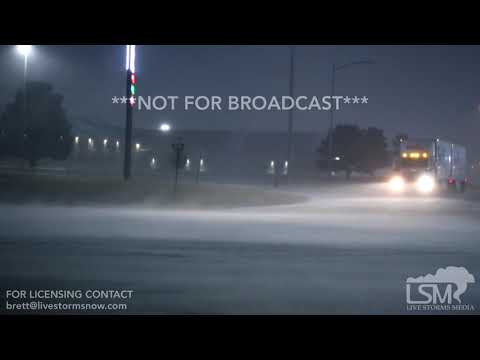 12-27-2018 Coldy, KS Blizzard Conditions - Whiteout Blowing Snow