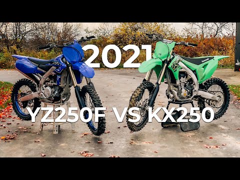 2021 YZ250F VS 2021 KX250