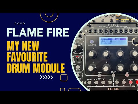 Fire up Your Music with Flame FIRE: 8 Voice Eurorack Drum Synth. Tutorial and examples