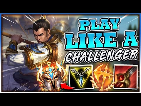 LEARN TO PLAY XIN ZHAO EXACTLY LIKE CHALLENGER PLAYERS (MIMIC THIS!!!) - League of Legends