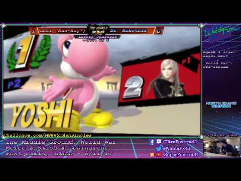MG:WW - Smash 4 Singles - LQF - Deci (Robin) vs. Dr. Robotnik (Yoshi) (6/14/17)