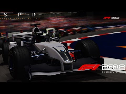 F1 2018 Game: 2003 Williams FW25 Singapore Sprint | Xbox One X