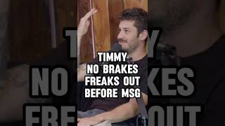 😅Timmy No Brakes Pre-MSG stage fright and insane preparation😏 #comedyshorts #standup