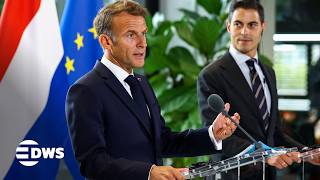 WATCH NOW: Macron and Dutch PM Jetten Hold Joint Briefing on Ukraine and EU Cooperation | AC14