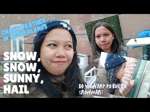 Crazy Weather in Netherlands | Snow | Hail | Spring Time