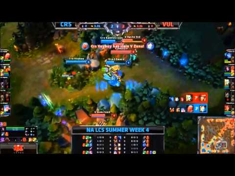 Curse vs Vulcun - Crazy Level 1 Fight I NA LCS Summer Week 4
