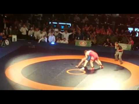 125kg Parviz Hadi IRI vs Jake Varner USA, Full video