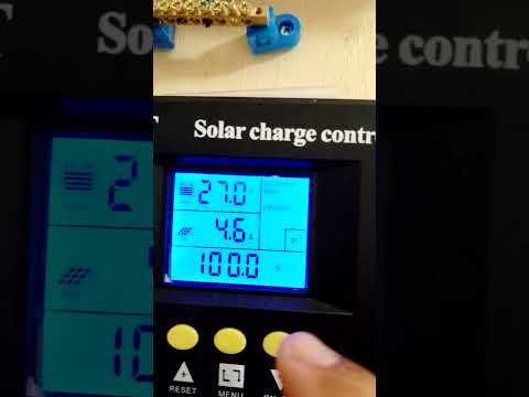 settings for Mppt solar charge controller Sy10048