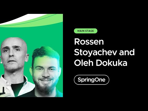Rossen Stoyanchev and Oleh Dokuka at SpringOne 2021