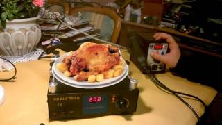 primo test preriscaldatore YIHUA 853A BGA (dissaldatura ic SMD)