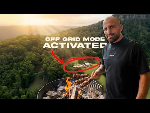 Kostenloser Strom auf dem Bauernhof | Zubereitung von gegrilltem Souvlaki für die Solarcrew