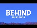 Myles Smith - Behind (Acoustic) Lyrics