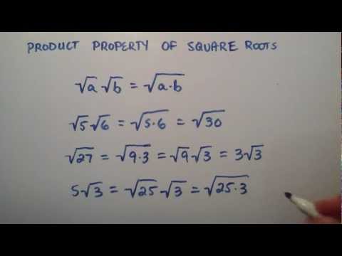 Question Video: Simplifying Numerical Expressions Using the Properties of  Square Roots