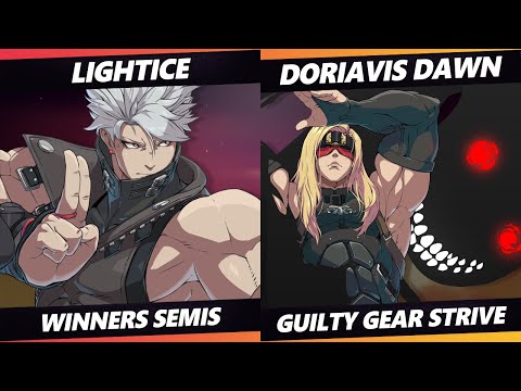 Glitch Infinite Winners Semis - Lightice (Chipp) Vs. Doriavis Dawn (Zato, Millia) Guilty Gear Strive