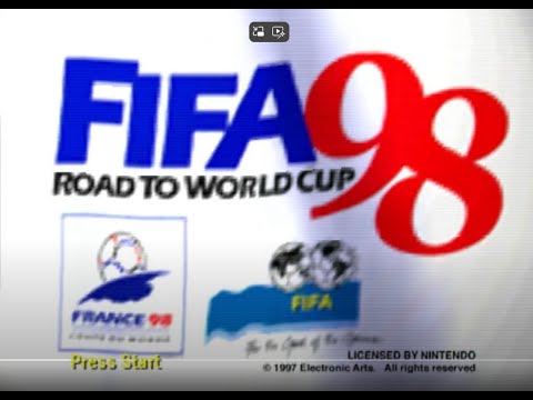 FIFA - Road to World Cup 98 - Nintendo 64 - Intro & Title Screen