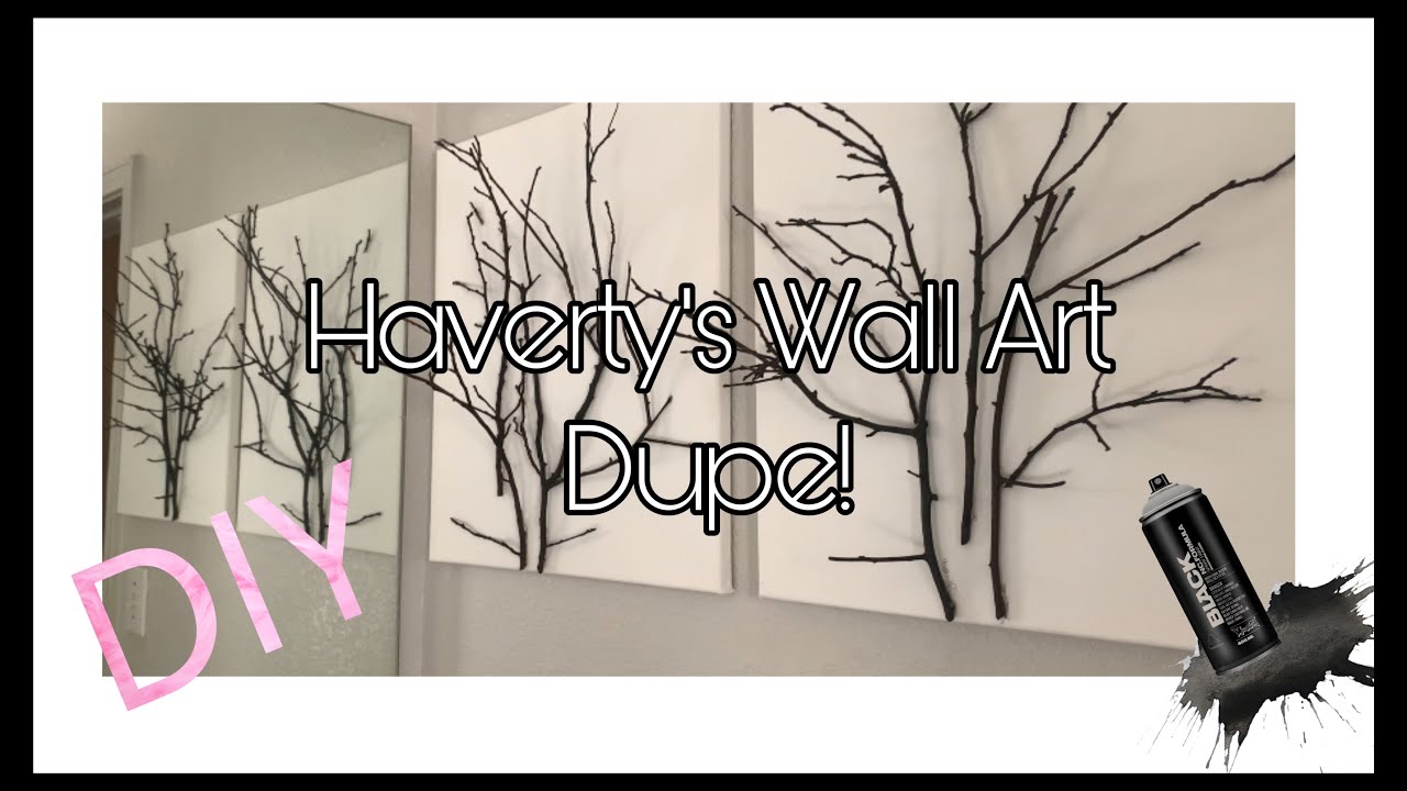 DIY | Haverty’s High End Wall Art Dupe ~ “Branches”