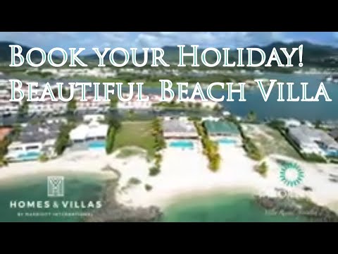 Beautiful Beach Villa Sand Castle for Holiday lets in Jolly Harbour, Antigua