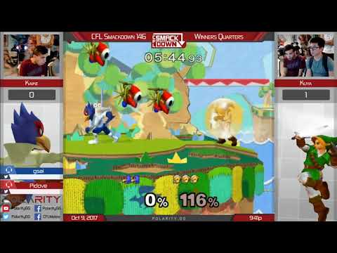 CFL Smackdown 146 Melee - Kaike (Falco) vs Kuya (Link) - Winners Quarters