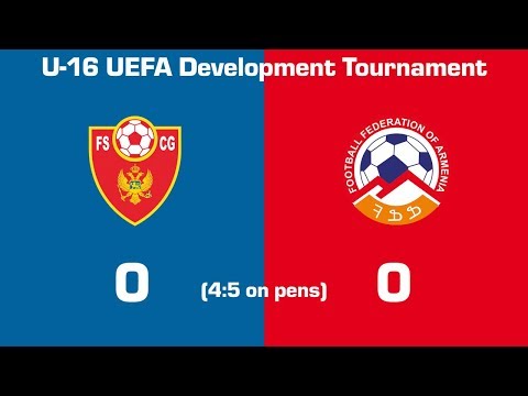 Montenegro U16 - Armenia U16 0:0 (4:5), UEFA Development Tournament